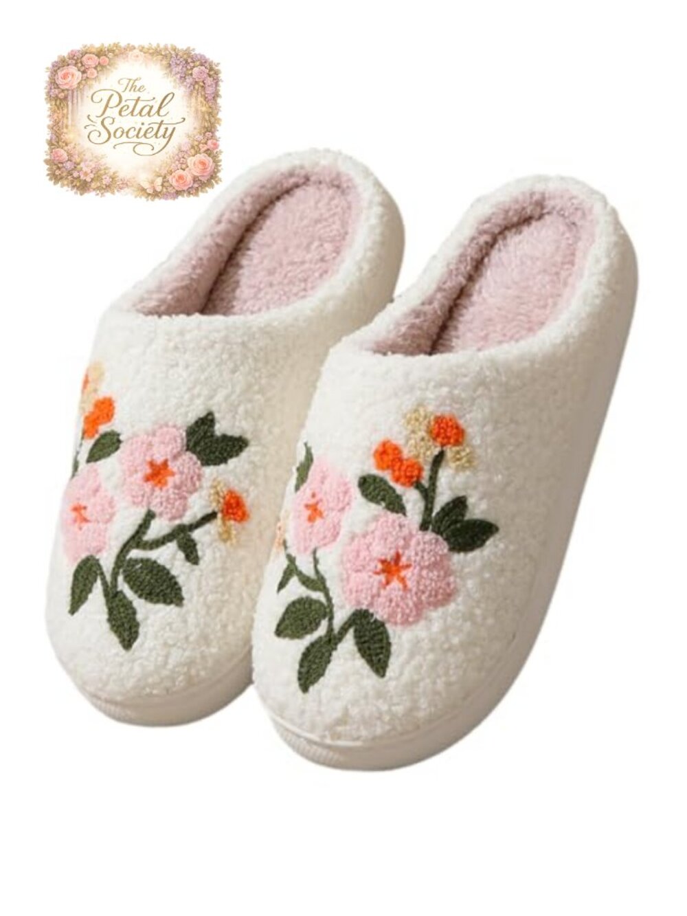 Corgi Border Collie Slippers Fluffy Warm Fur Non-Slip Memory Foam